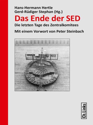 cover image of Das Ende der SED